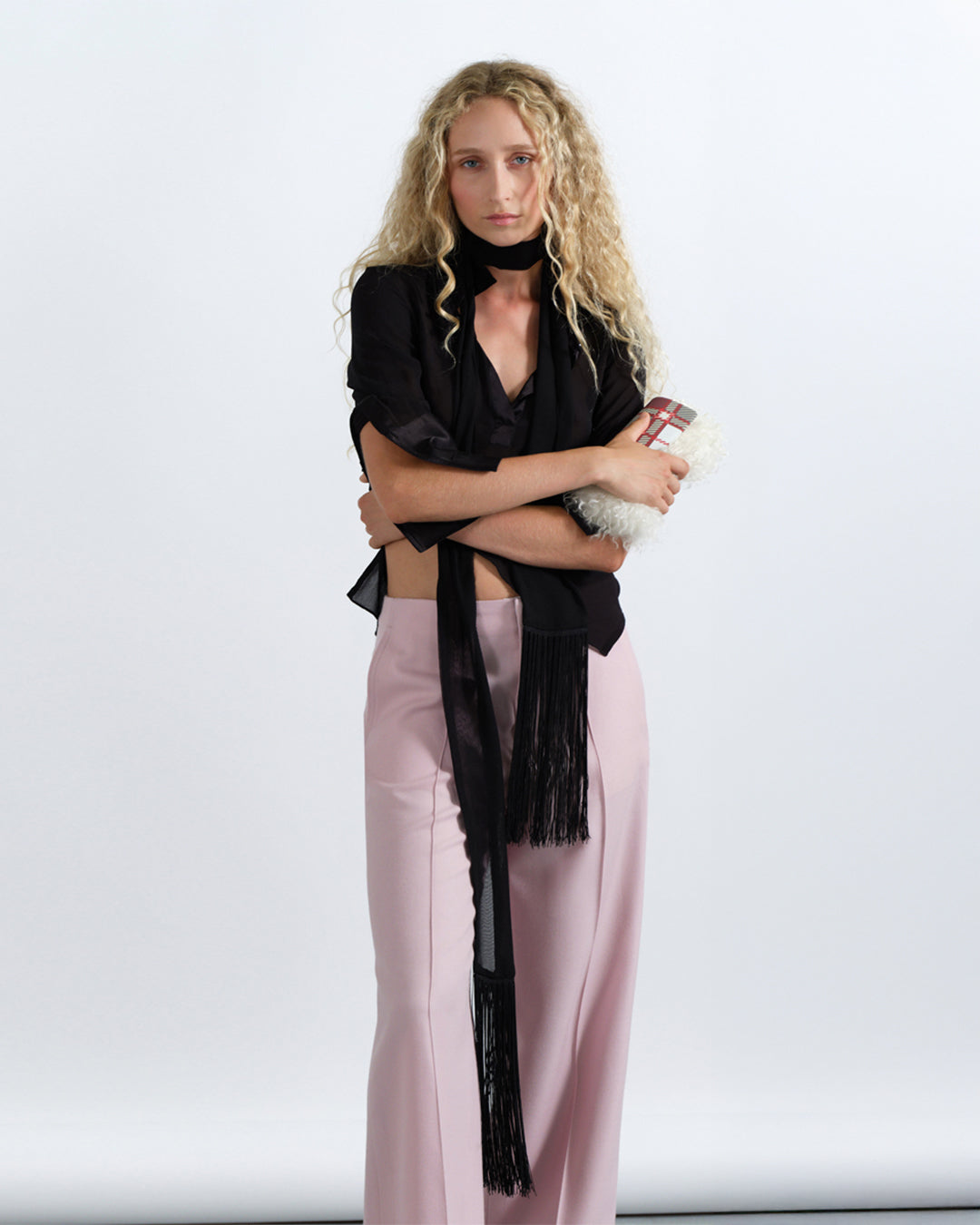 Sphagetti Silk Scarf